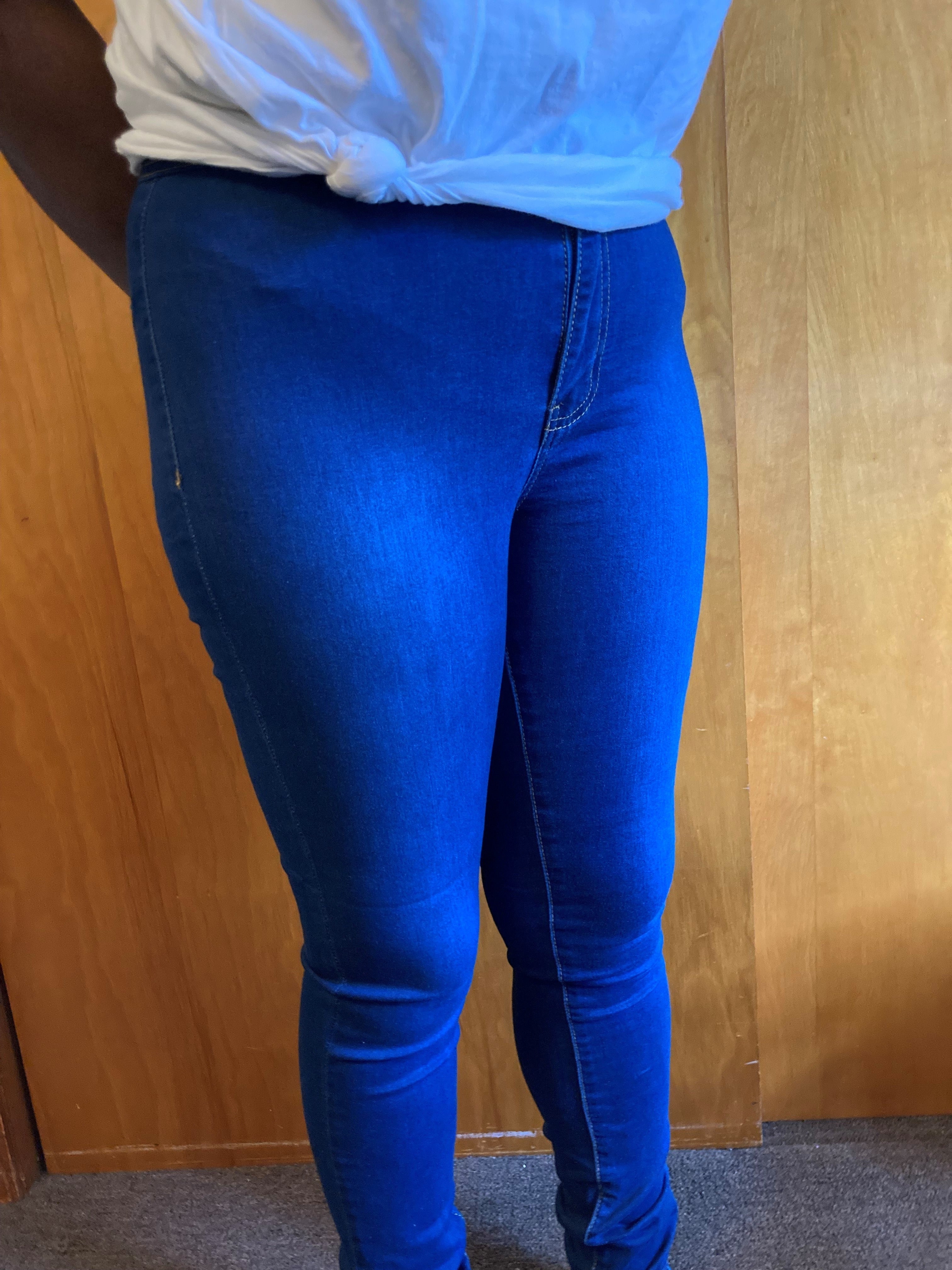 Medium Wash Blue Skinny Jeans